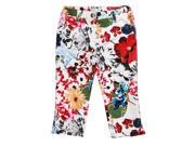 Richie House Little Girls Multi Color Floral Print Pants 5