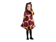 KidCuteTure Little Girls Yellow Purple Bubbles Alicia Fall Designer Dress 2