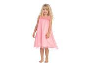 Angels Garment Little Girls Pink Floral Bead Mesh Overlay Flower Girl Dress 5