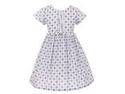 Kids Dream Little Girls Blue Checkered Buttons Summer Easter Dress 4