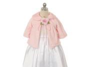 Kids Dream Pink Faux Special Occasion Half Coat Girls 10
