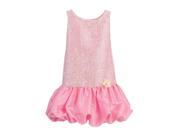 Angels Garment Big Girls Pink Mesh Overlay Easter Spring Dress 8