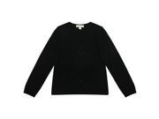 Richie House Little Girls Black Bow Knitted Cardigan 5