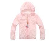 Richie House Little Girls Pink Hooded Lined Raincoat 5