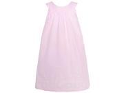 Mia Juliana Little Girls Pink Yoke Neckline Eyelet Trim Easter Dress 2T