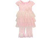 Isobella Chloe Baby Girls Light Pink Fairy Princess Two Piece Pant Set 6M