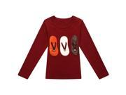 Richie House Little Boys Red Flip Flops Embroidery Knit T shirt 4 5