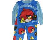 Angry Birds Big Boys Blue Cartoon Inspired 2 Pc Pajama Set 8