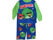 Angry Birds Little Boys Royal Blue Character Printed 2 Pc Pajama Set 6