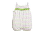 Abigail Zig Zag Print Romper for 12 18 Months Baby Multi Color