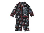 Star Wars Little Boys Black Darth Vader Allover Print 2 Pc Pajama Set 2T