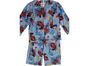 Marvel Little Boys Sky Blue Spiderman prints 2 Pc Pajama Set 2T