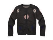 Richie House Little Girls Grey Symmetry Dots Cardigan Sweater 3