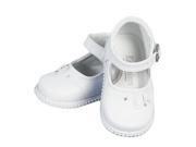 Angels Garment Girls White Mary Jane Bow Rhinestone Dress Shoes 5 Toddler