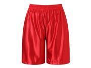Richie House Big Boys Red Leisure Classic Smooth Sports Shorts 7 8
