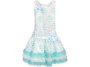 Isobella Chloe Little Girls Light Blue Party Perfect Drop Waist Dress 6X