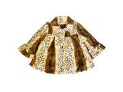 Big Girls Tiger Lilly Faux Coat 10 12
