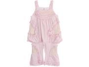 Isobella Chloe Baby Girls Light Pink Lace Ruffle Layla 2 Piece Pant Set 12M
