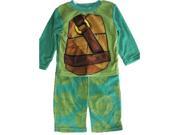 Nickelodeon Little Boys Green Ninja Turtles 2 Pc Pajama Set 4