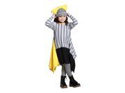 KidCuteTure Little Girls Honey Yellow Striped Lindsay Fall Designer Dress 4