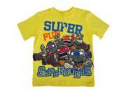 Nickelodeon Little Boys Yellow Mutant Ninja Turtles Hero Print T Shirt 6