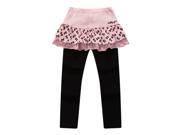 Richie House Little Girls Pink Black Bows Skirt Tights 7