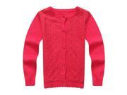 Richie House Little Girls Red Lace Cardigan Sweater 5