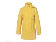 Richie House Little Girls Yellow Double Breasted Stand Collar Jacket 4