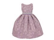 Cinderella Couture Lilac Metallic Embroidered Jaquard Occasion Dress 12
