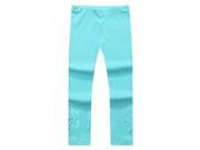 Richie House Baby Girls Blue Shiny Sequined Leggings 24M