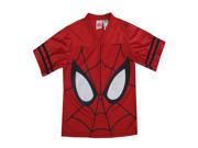 Marvel Big Boys Red Black Spiderman Print Short Sleeved T Shirt 8