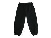 Little Me Little Boys Black Solid Color Adjustable Waist Sweat Pants 2T