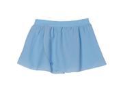 Sansha Little Girls Light Blue Elasic Waist Serenity Pull on Dance Skirt 8