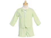 Lito Green Eton Short Formal Ring Bearer Easter Suit Toddler Boys 4T