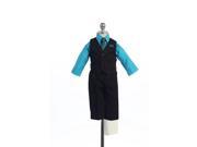 Angels Garment Turquoise 4 Piece Pin Striped Vest Set Boys Suit 16