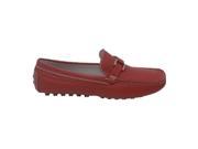L Amour Women Red Lug Sole Casual Trendy Loafers Shoes 9 Women s