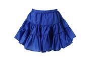 Richie House Little Girls Azure Lightweight Ruffled Skirt 6