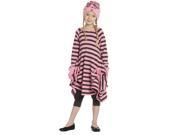KidCuteTure Little Girls Carnation Charcoal Stripe Tanya Designer Fall Dress 3