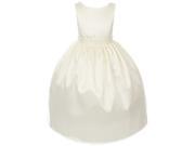 Kids Dream Little Girls Ivory Pearl Special Occasion Dress 2T