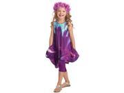 KidCuteTure Toddler Girl Violet Fiona Tie Dye Pocket Cotton Dress 2T