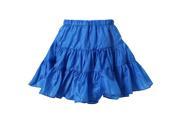 Richie House Little Girls Lapis Lightweight Ruffled Skirt 6