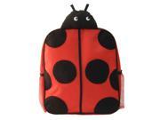 Kreative Kids Girls Red Black Lady Bug Backpack