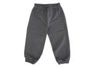 Little Me Little Boys Dark Grey Solid Color Adjustable Waist Sweat Pants 4T