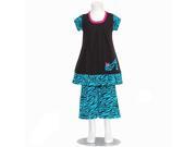 Sophias Style Turquoise Zebra Print Pant Outfit Girl 6M 12M
