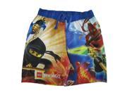 Lego Little Boys Red Yellow Ninjago Minifigures Printed Swim Wear Shorts 4T