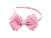 Light Pink Ribbon Bow Hairband Hair Accessory