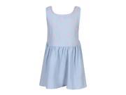 Richie House Little Girls Summer Cotton Dress with Contrasting Stars 2