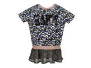 Richie House Little Girls Leisure Top with Mesh Bottom 5