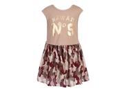 Richie House Little Girls Knit Dress with Camouflage Bottom 6