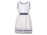 Richie House Little Girls White Princess Sundress 3